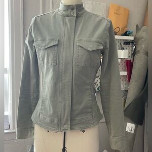 Liverpool washed out green jacket, size: S